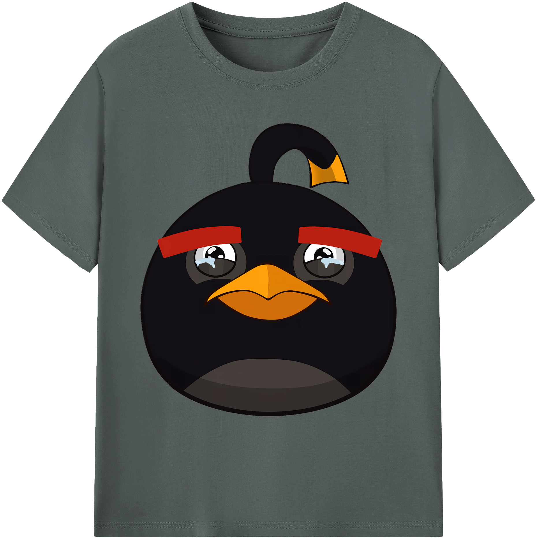 （画像用） Angry Birds アングリーバード 綿100％ メンズ半袖Tシャツ｜肌触りやわらか＆通気性
